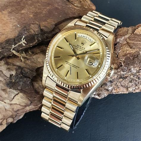 vintage gold rolex day date|Rolex Day-Date 36 1803.